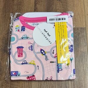 Little Sleepies Rosy Road Trip Two Piece Long Sleeve Pajama Set